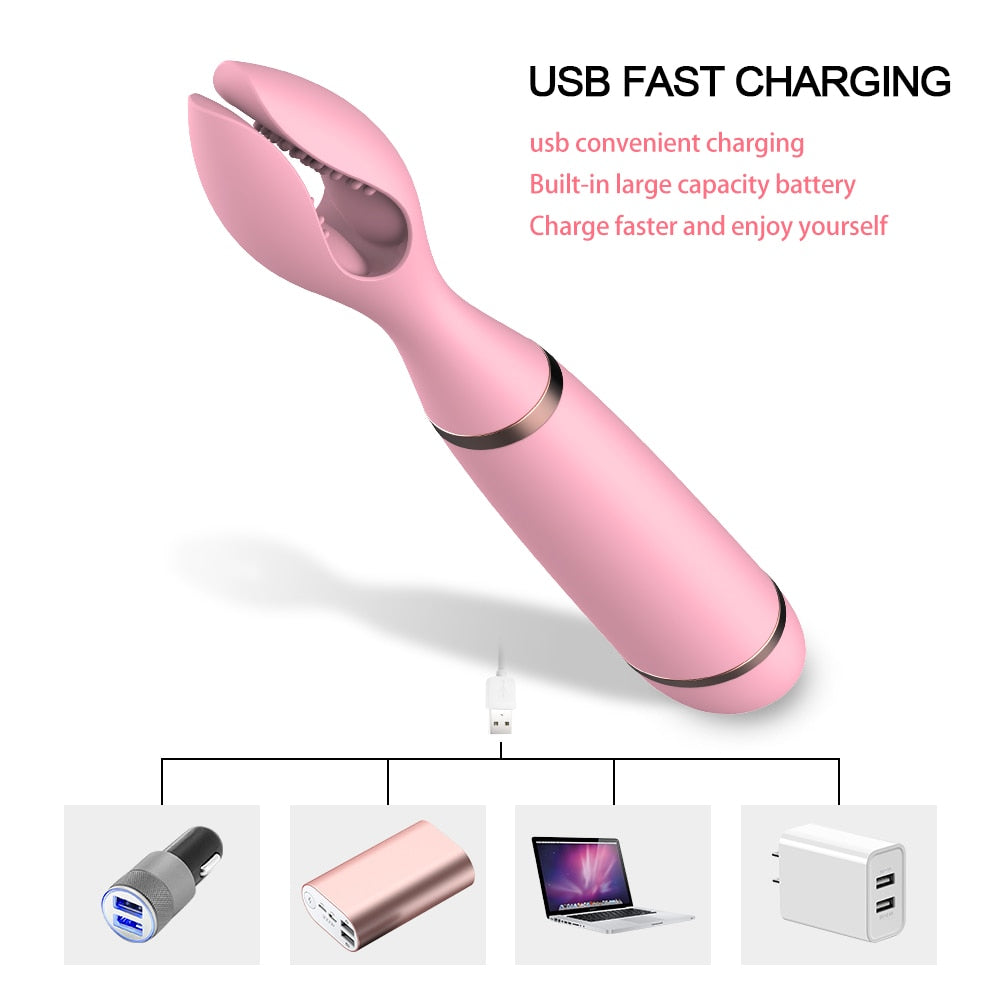 Clamp Vibrator for G-spot Nipple