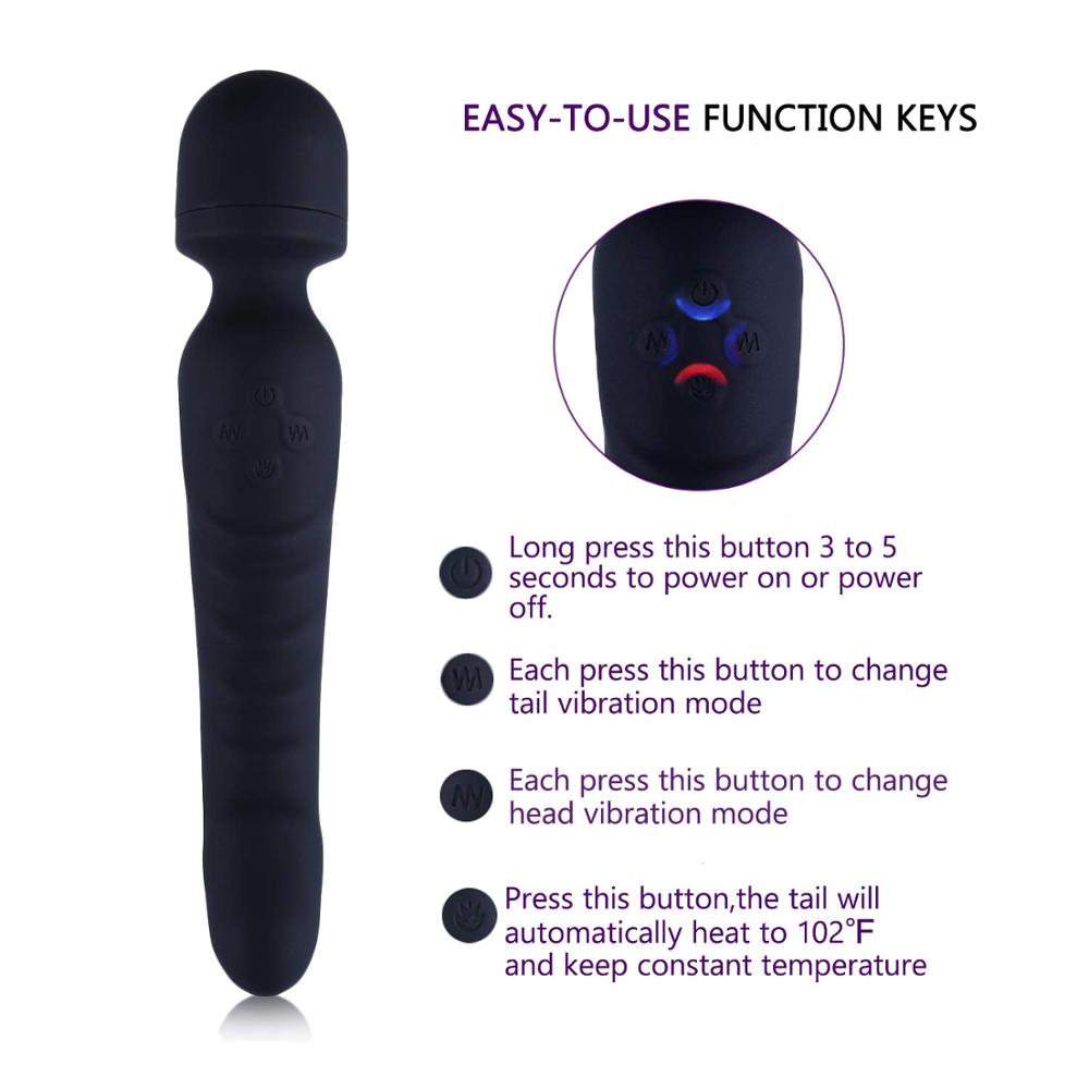 Wand Massager Heating Vibrator