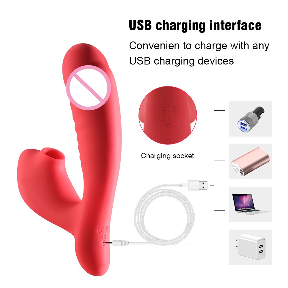 Dual Pleasure Clit G spot Vibrator