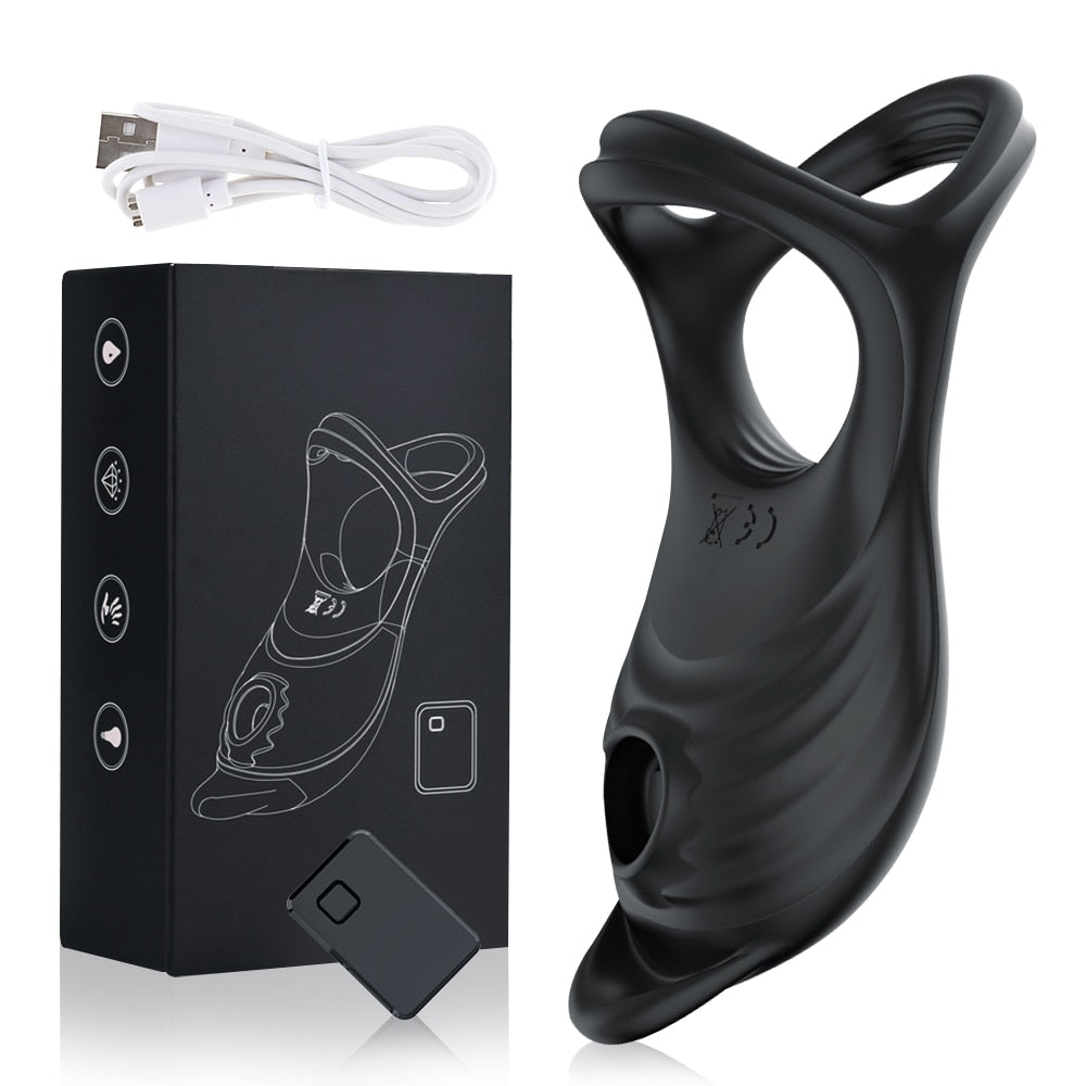 Penis Ring Vibrator for Adult  Remote Contro operated