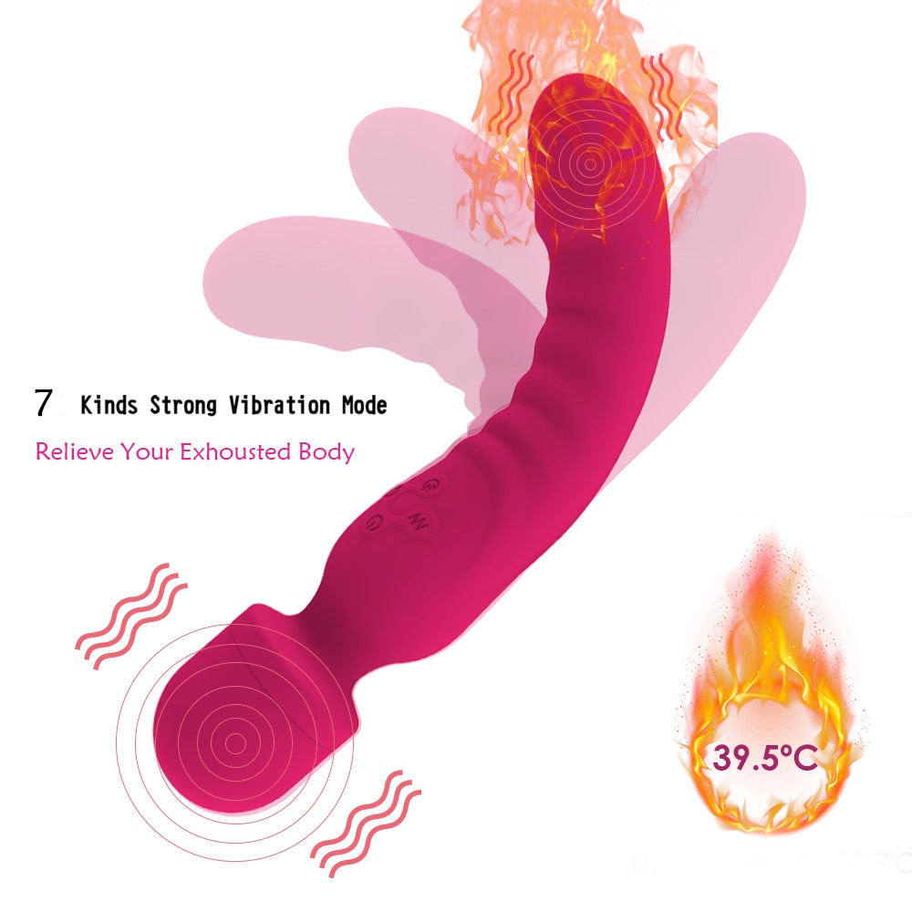 Wand Massager Heating Vibrator