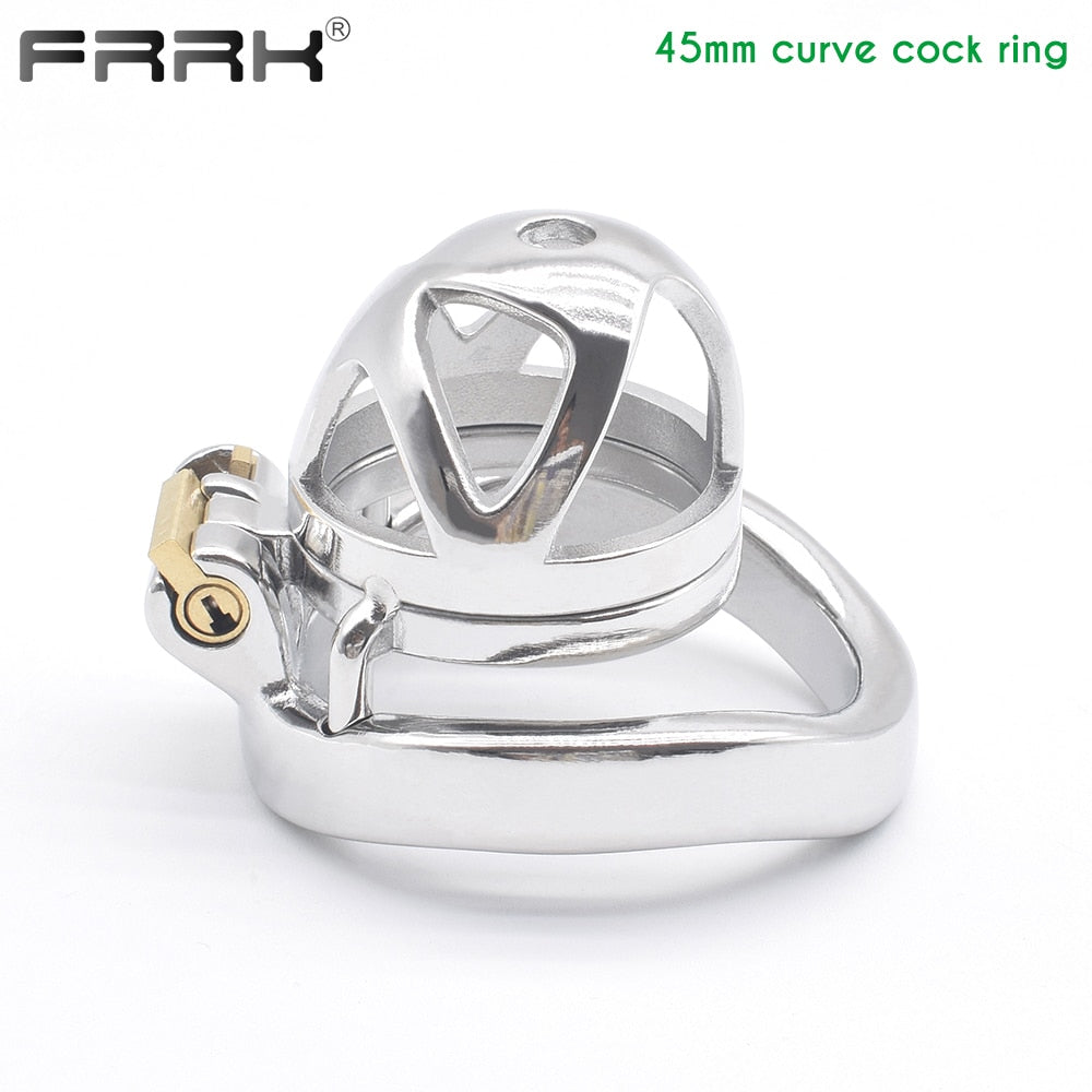 Chastity Cock Cage Metal Bondage Belt Devices