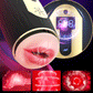 Red lips sucking masturbator