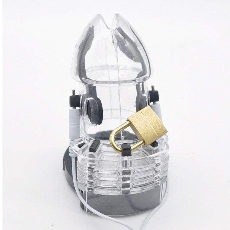 Electro Shock Male Adjustable Chastity