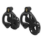 Double-Lock Chastity Device Male Cock Cage