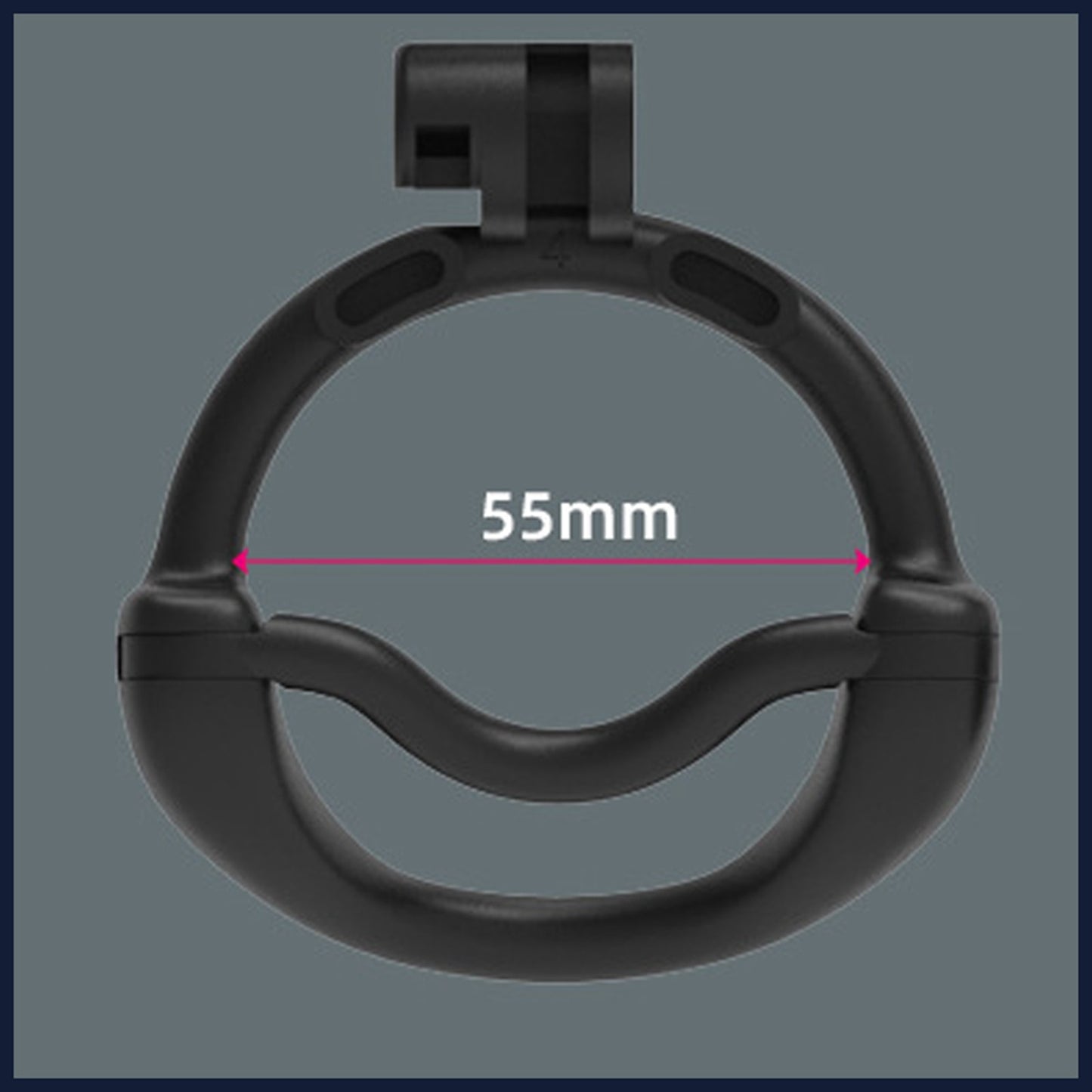 Double-Lock Chastity Device Male Cock Cage