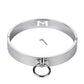 Heavy Metal Steel Slave BDSM Bondage Lock Circular Wrist Handcuffs Ankle Cuffs Collar Fetish Shackles Adult Sex Toys Men Women