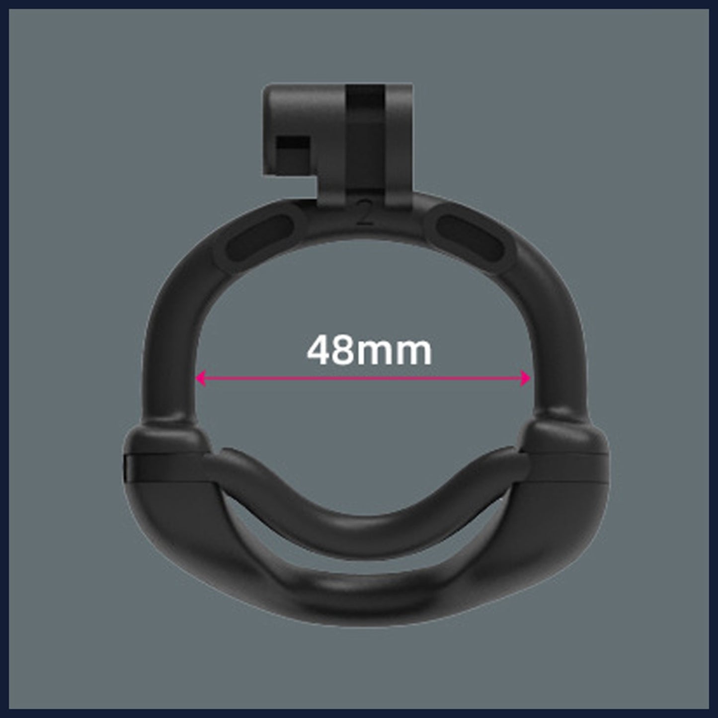 Double-Lock Chastity Device Male Cock Cage