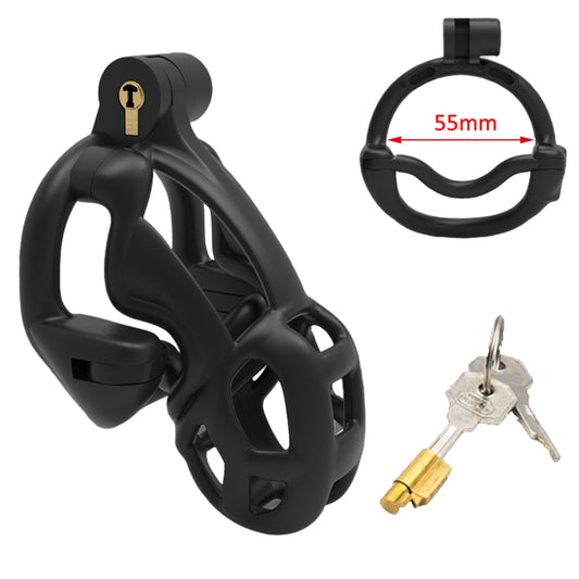 Double-Lock Chastity Device Male Cock Cage