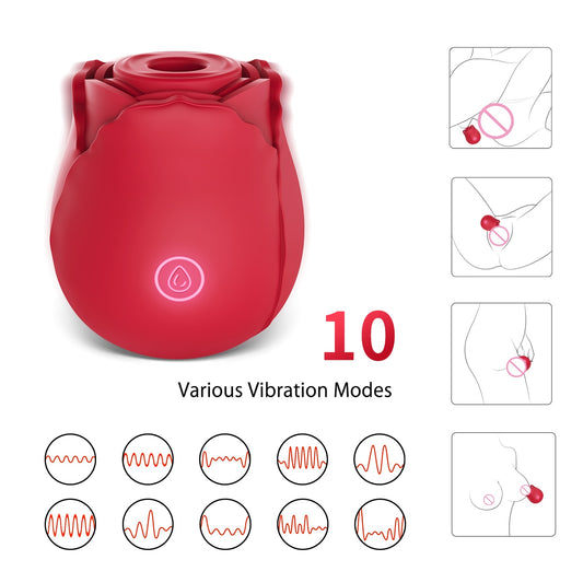 Rose Toy Clit Suction Stimulator