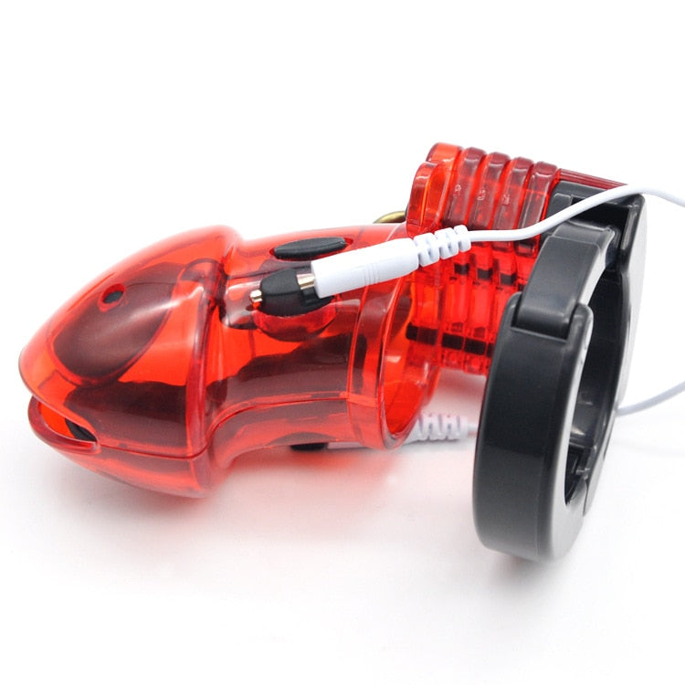 Electro Shock Male Adjustable Chastity