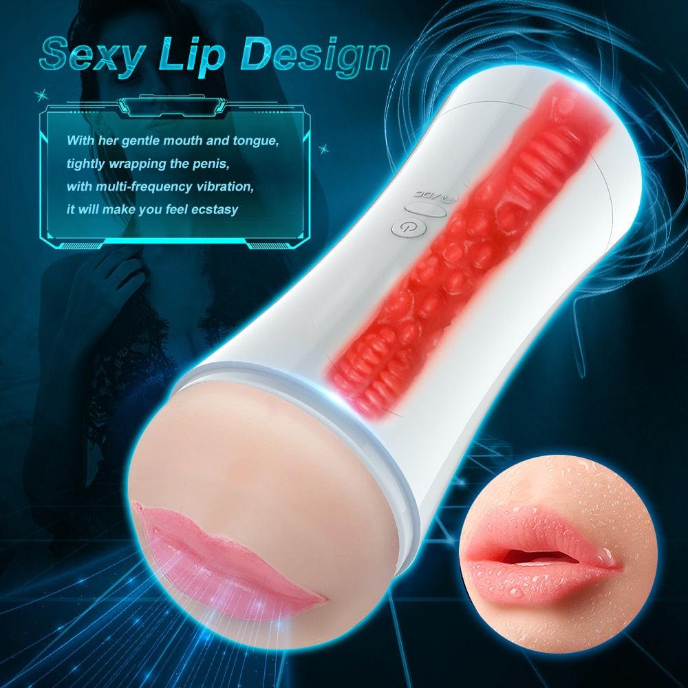 Blow job Masturbator -USB Charging