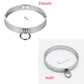 Heavy Metal Steel Slave BDSM Bondage Lock Circular Wrist Handcuffs Ankle Cuffs Collar Fetish Shackles Adult Sex Toys Men Women