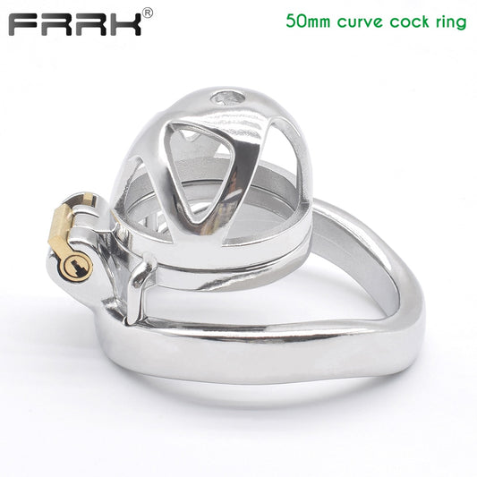Chastity Cock Cage Metal Bondage Belt Devices