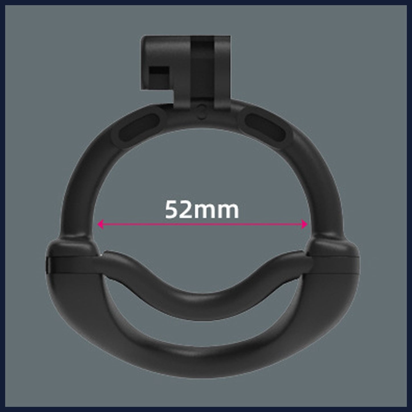 Double-Lock Chastity Device Male Cock Cage